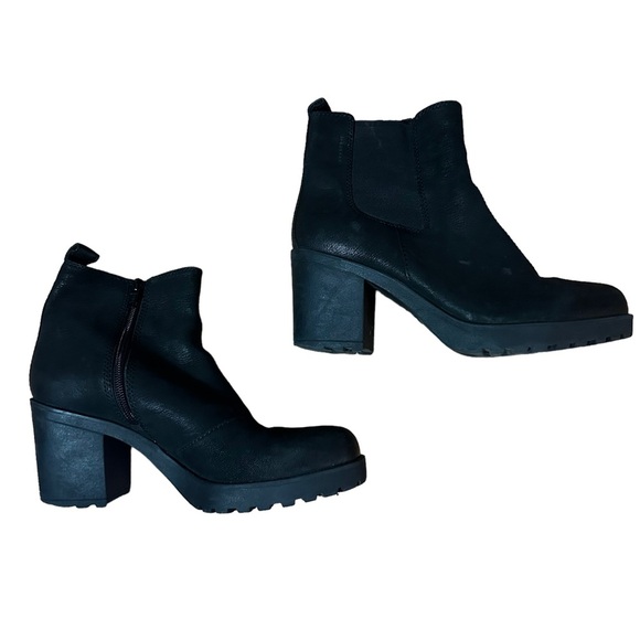Vagabond Black Grace Platform Boots Size 39 - Picture 1 of 4